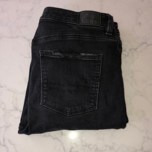 Regular Black Ripper Super high-rise jeggings